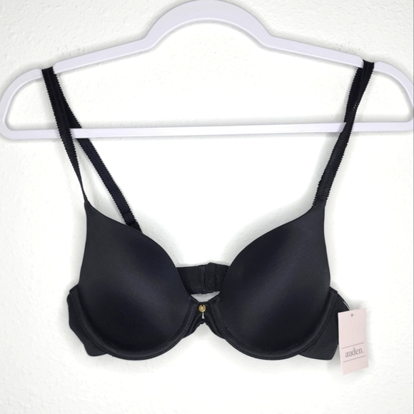 Auden Other - Auden NWT Lightly Line Bra Black 32B